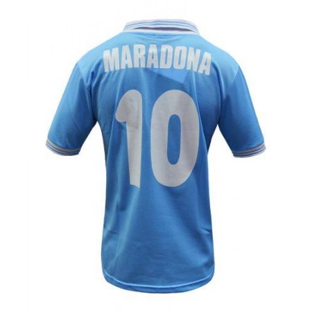 Fußballtrikots SSC Neapel Diego Maradona 10 Retro Heim Trikotsatz 1986